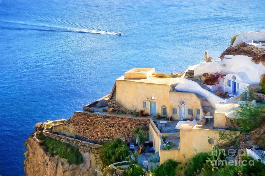 Santorini Greece Photograph by HD Connelly