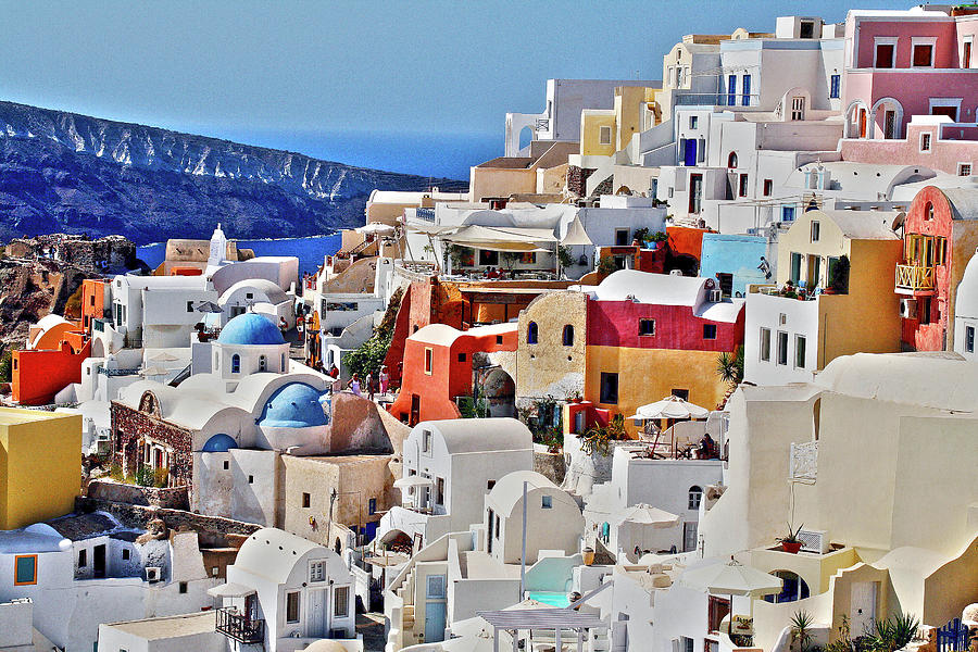 Santorini, Greece Photograph by Richard Krebs