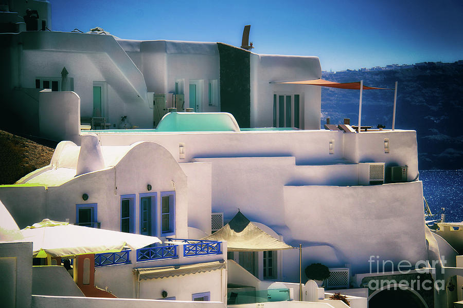 Santorini Home Photograph by Mariola Bitner