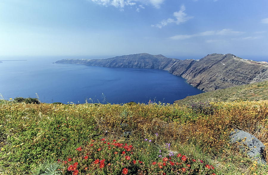 Santorini island, north, Greece Photograph by Elenarts - Elena Duvernay photo