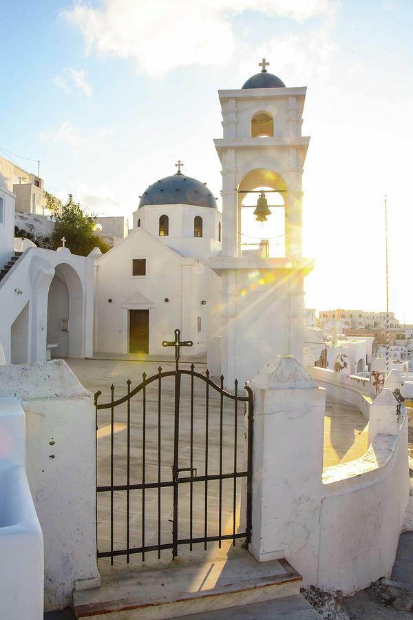 Santorini or Paradise Photograph by Colin Collins
