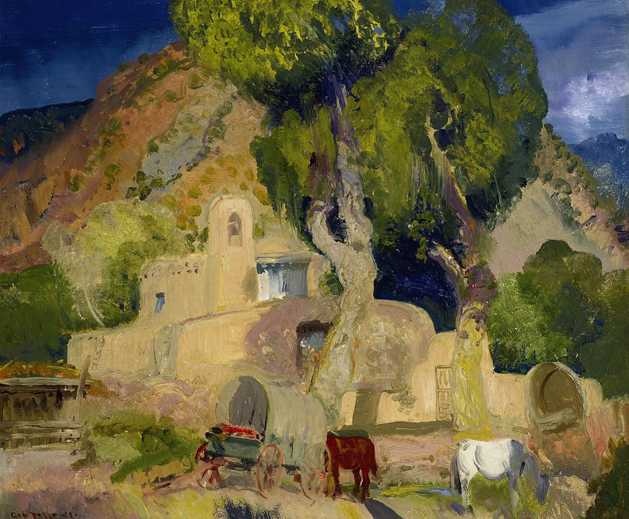 Santuario de Chimata Painting by George Bellows