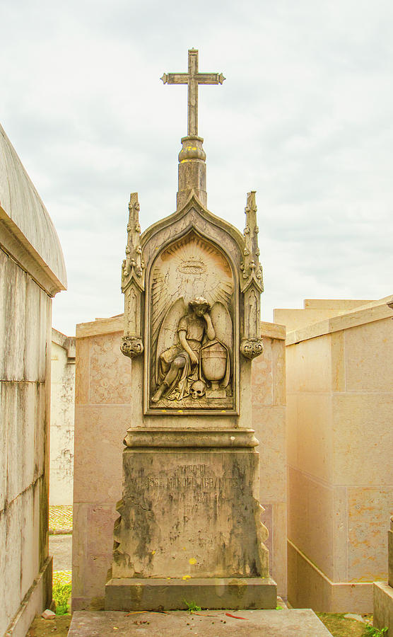 Sao Joao Cemetery Monument Photograph by Deborah Smolinske