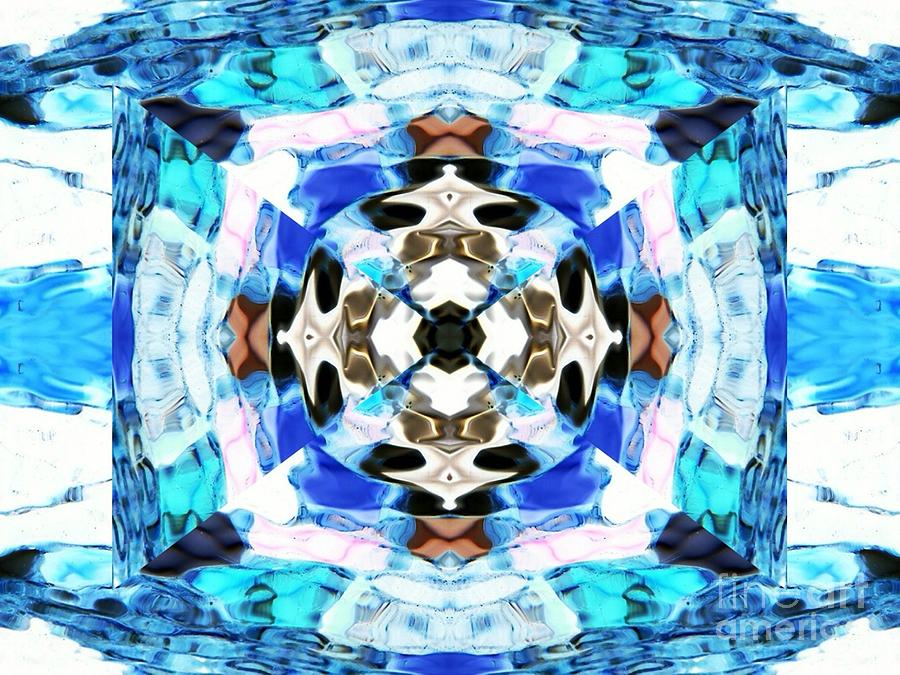Abstract Digital Art - Saphire by Lorles Lifestyles Abstract Digital Art - Saphire by Lorles Lifestyles