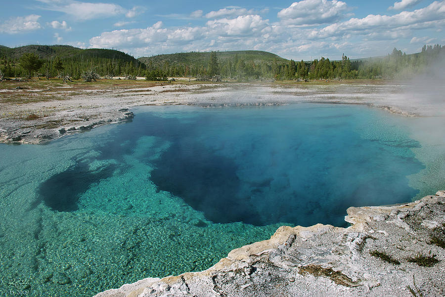 Saphire Pool Photograph By Kenneth Hadlock - Fine Art America