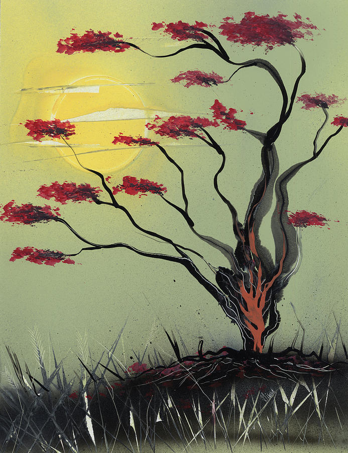 Sapling Painting - Sapling by Jason Girard Sapling Painting - Sapling by Jason Girard