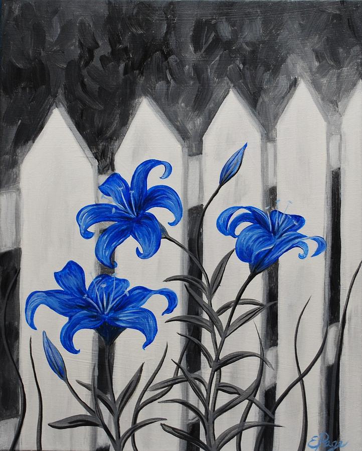 Sapphire Delight Painting by Emily Page