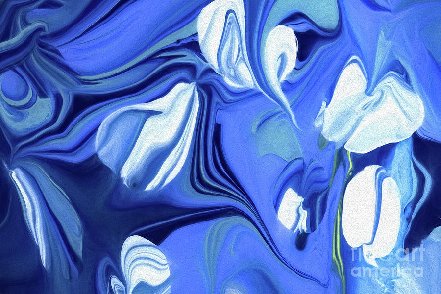 Sapphire Dreams Painting by Patti Schulze