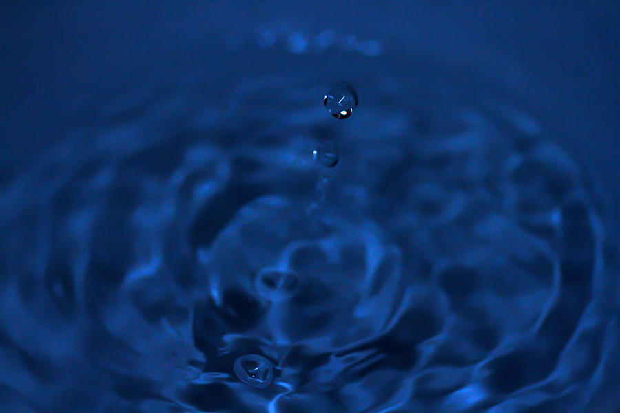 Sapphire droplet Photograph by Ramabhadran Thirupattur