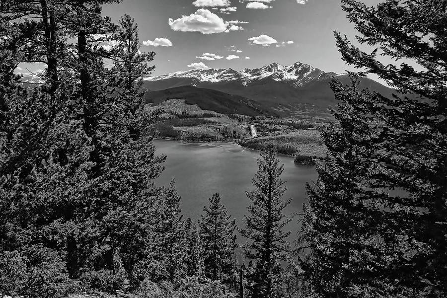 Sapphire Point 2 Black and White Photograph by Judy Vincent