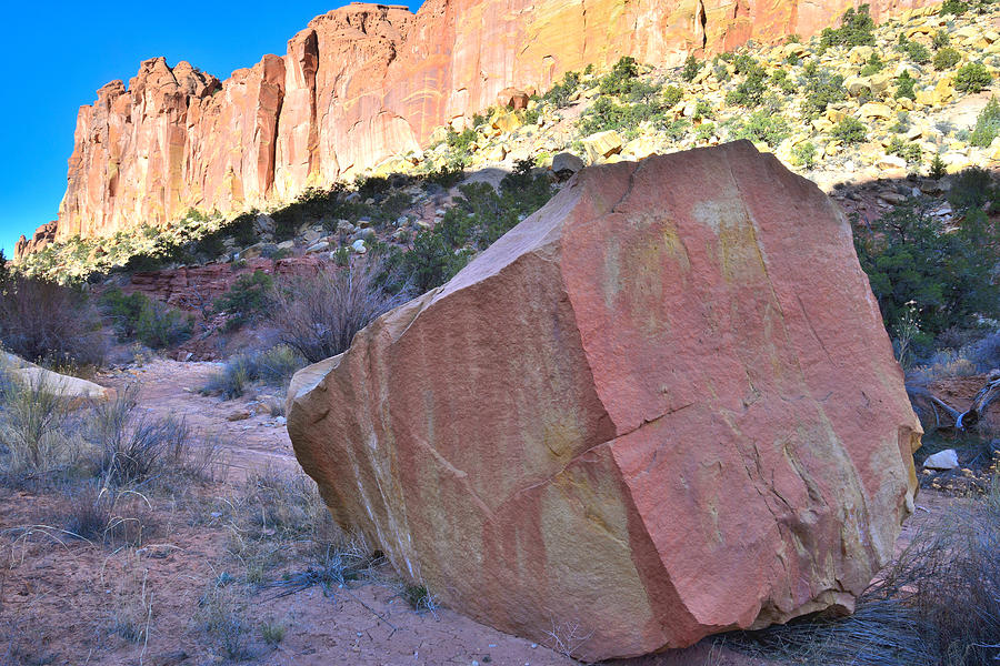 Desert Photograph - Sapphire Rock by Ray Mathis