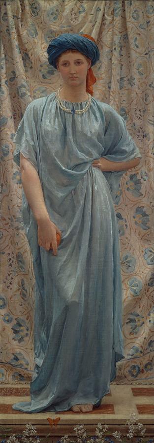 Sapphires by Albert Joseph Moore 1877 Painting by Celestial Images