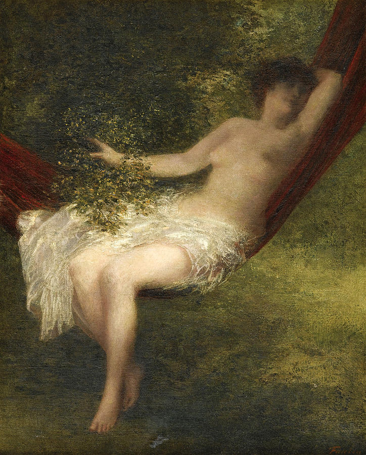 Sara the Bather Painting by Henri Fantin-Latour