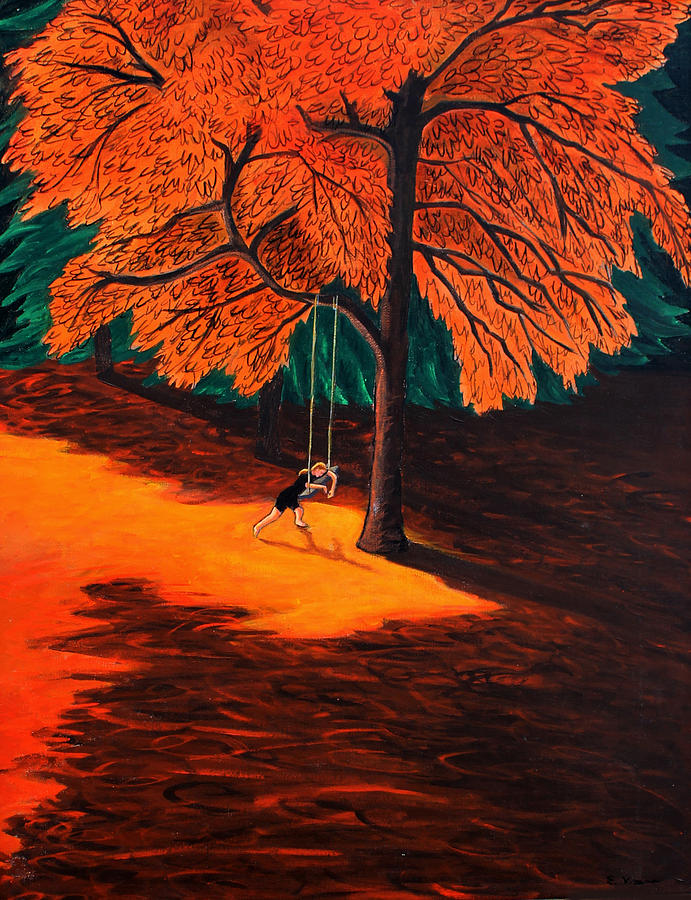 Fall Painting - Sarah by Ethel Vrana