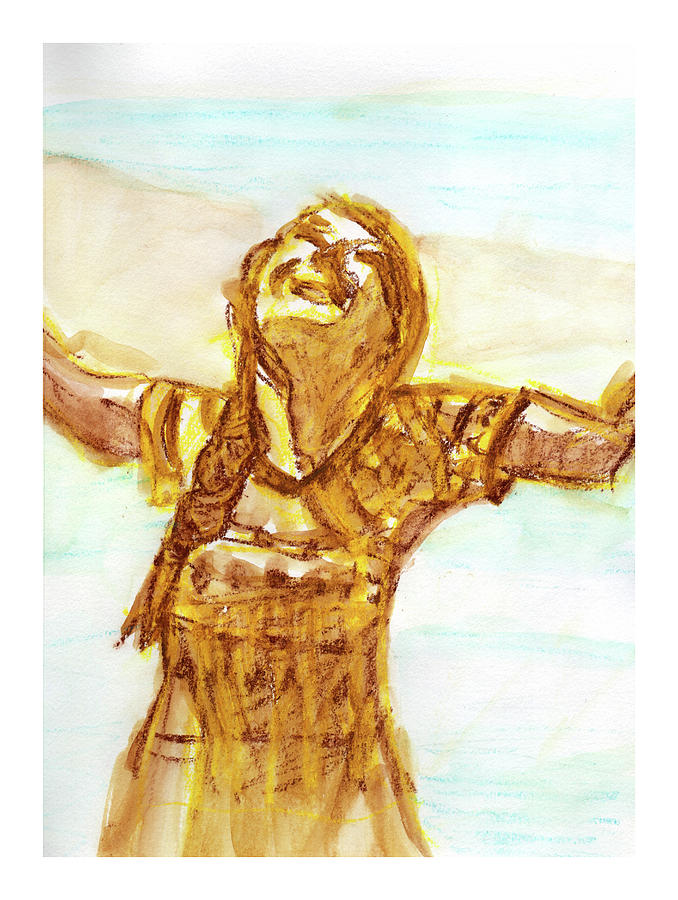 Sarah on the Beach by Jenny Mead Sarah on the Beach by Jenny Mead