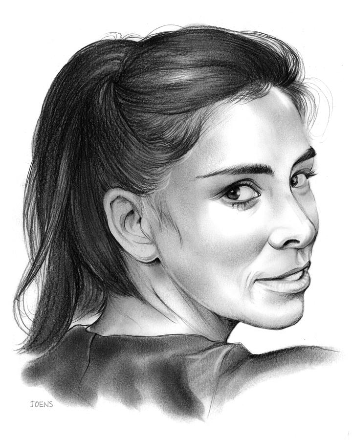Celebrity Drawing - Sarah Silverman by Greg Joens