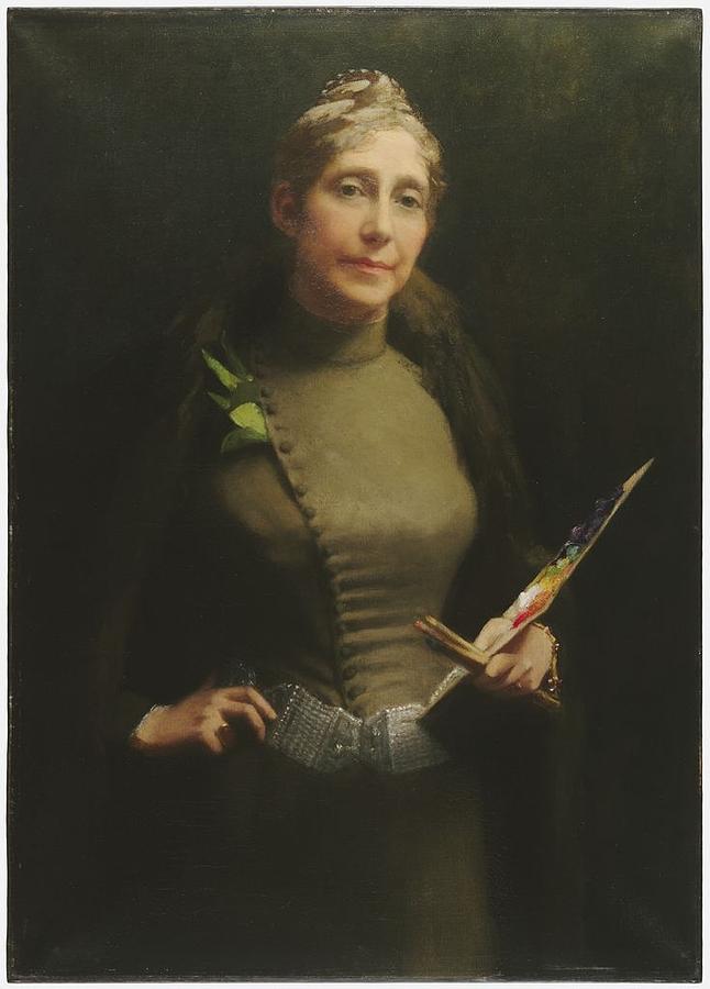Woman Painting - Sarah Wyman Whitman by Helen Bigelow