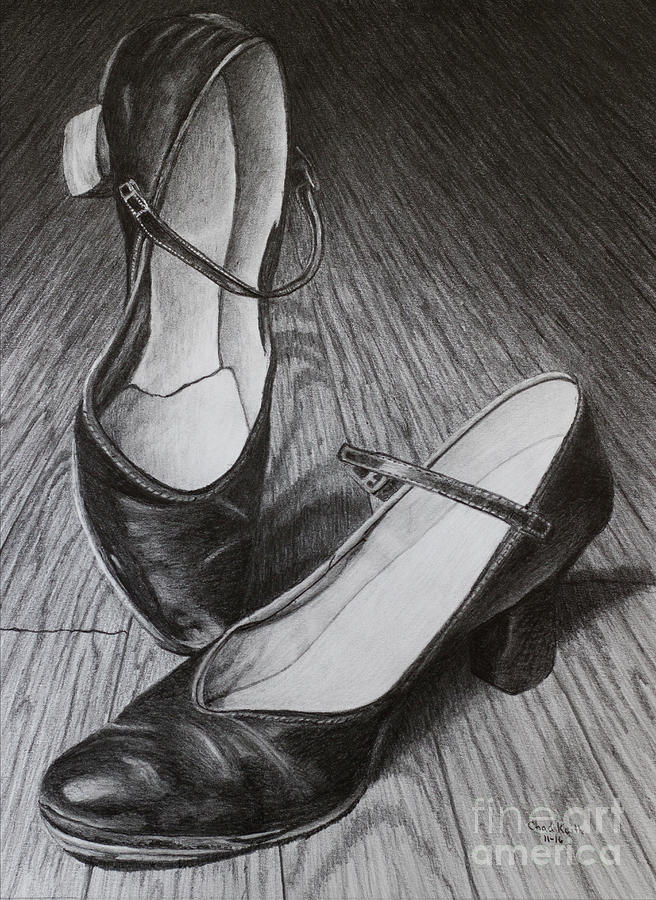 tap shoes drawing