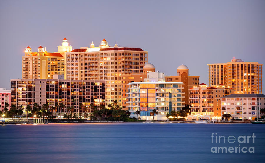 Sarasota Florida Skyline Photograph by Denis Tangney Jr - Fine Art America