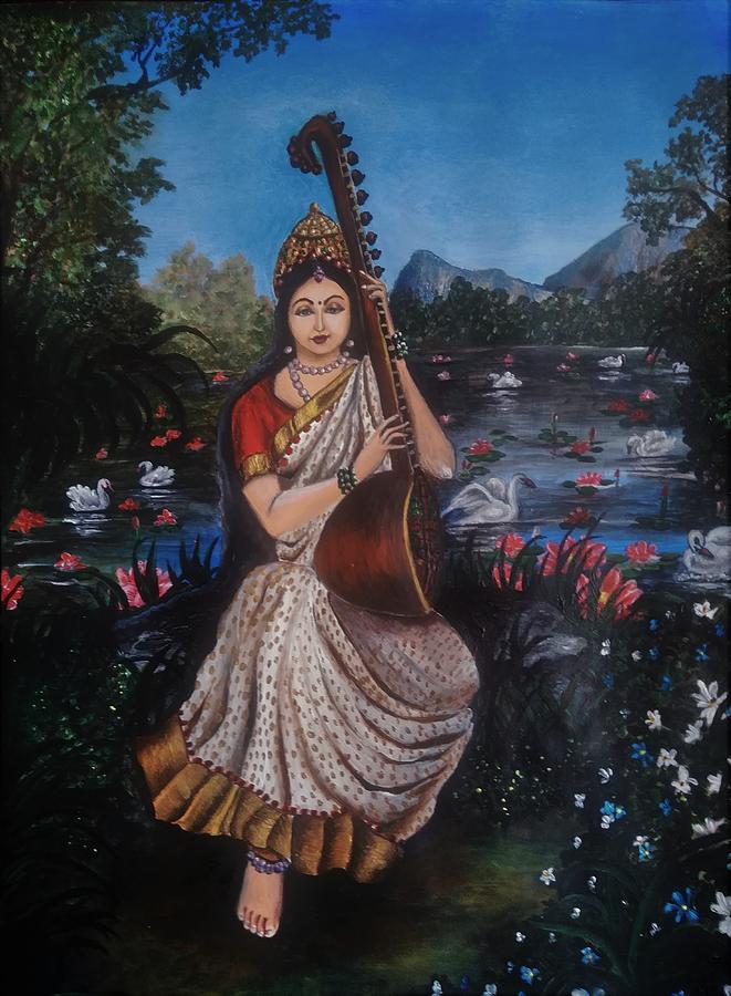 Divinity Painting by Tara Krishna