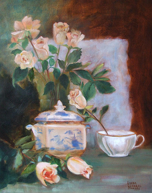 Sargent's favored Rose Painting by Linda Leonard Hughes - Fine Art America