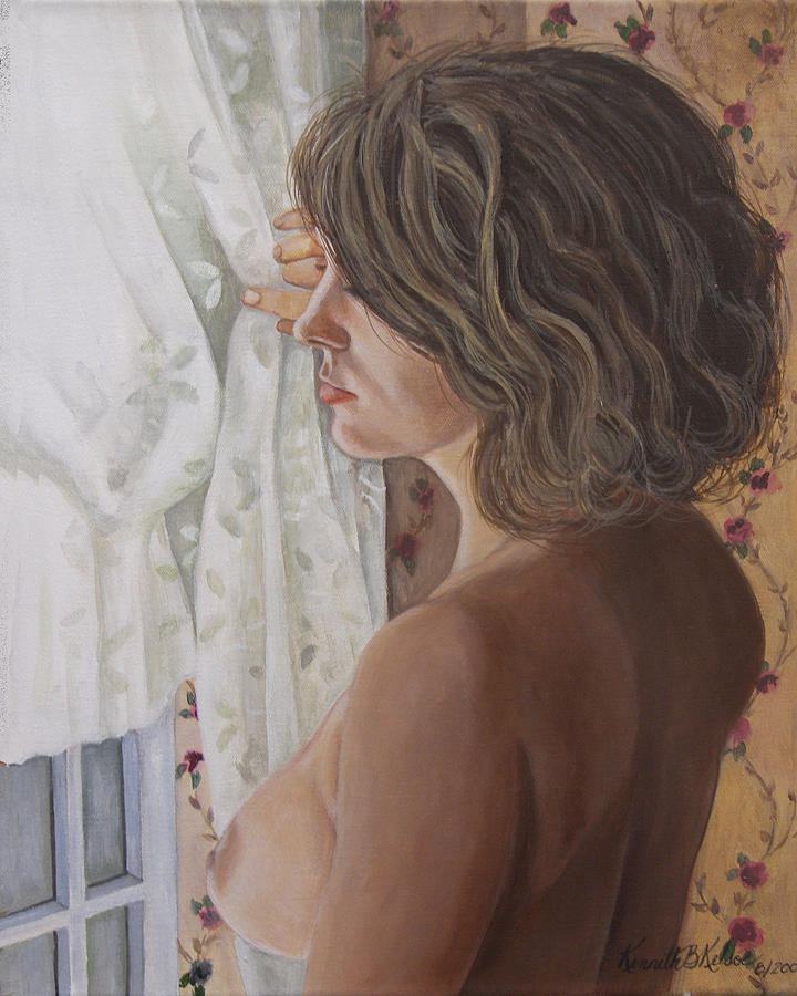 Nude Painting - Sasha by Kenneth Kelsoe