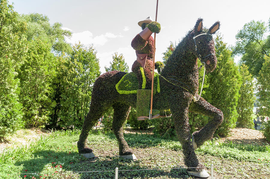 Horse Photograph - Saskatchewans entry is a Royal Canadian Mounted Policeman by Bob Corson