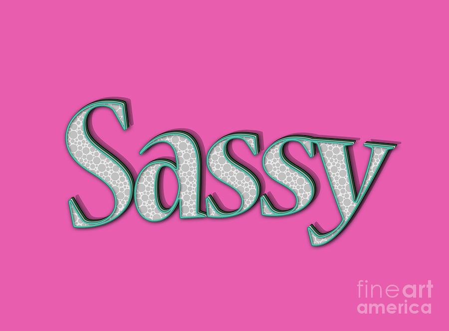 Sassy tee Digital Art by Edward Fielding