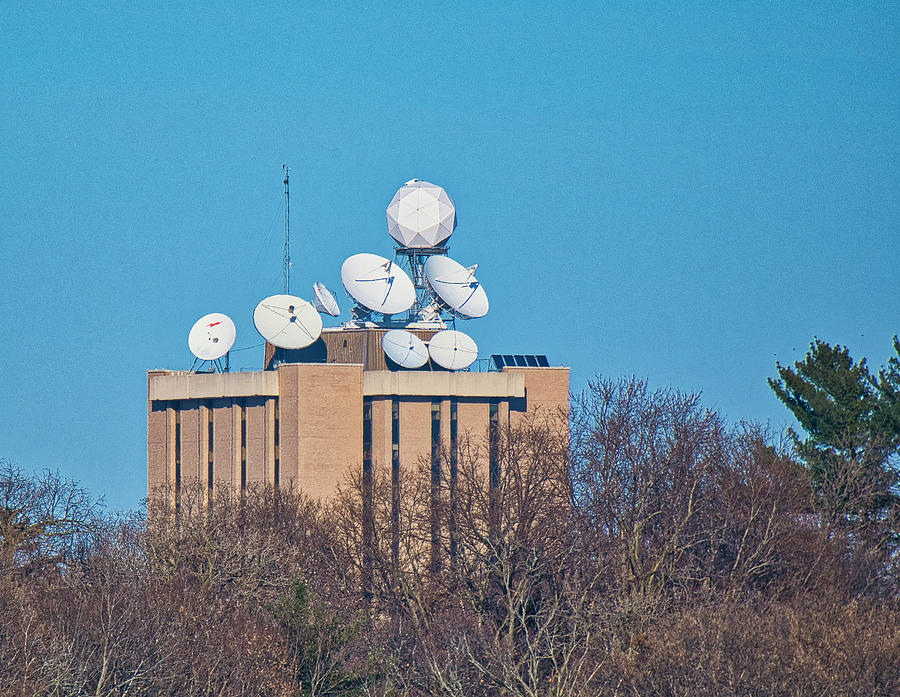 Satellite Dishes - Madison - Wisconsin Photograph by Steven Ralser