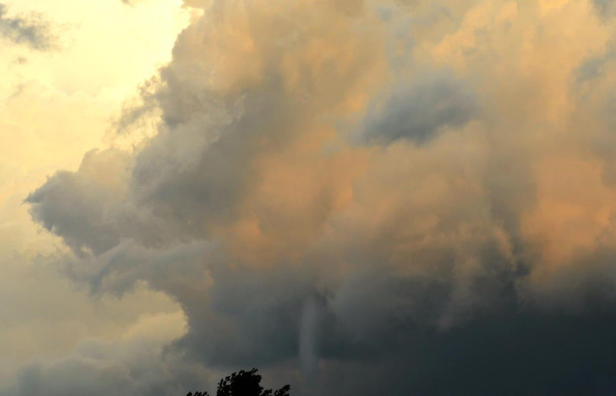 Satellite Funnel Cloud Photograph by Ally White