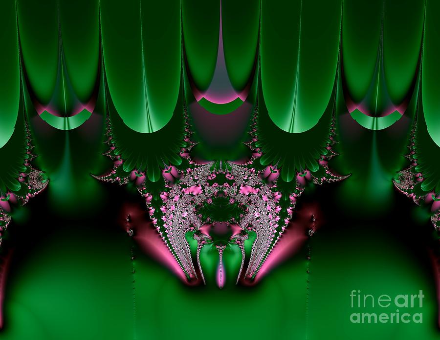 Satin and Jewels Boudoir Fractal Abstract Digital Art by Rose Santuci-Sofranko