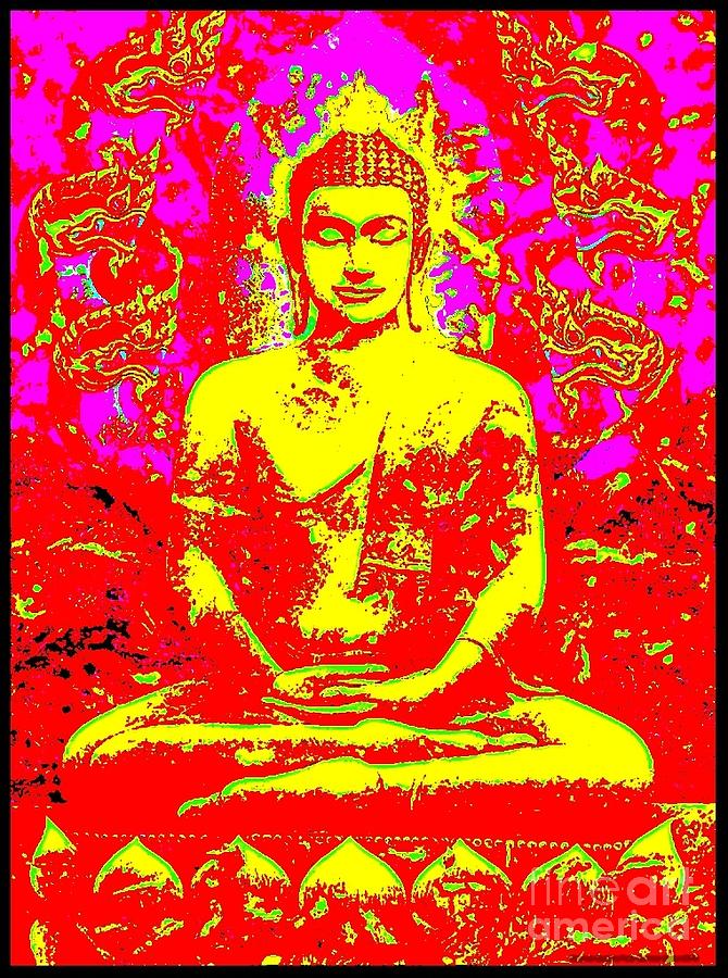 Satorian Buddha I Digital Art by Peter Ogden