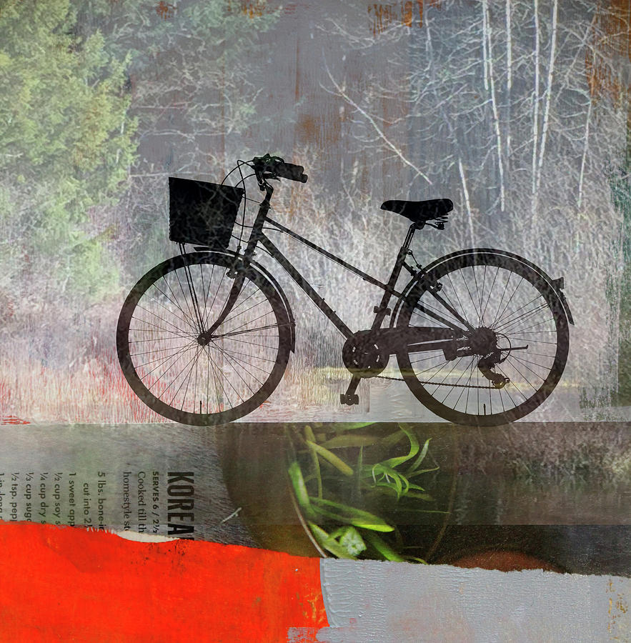Saturday Bicycle Digital Art by Nancy Merkle