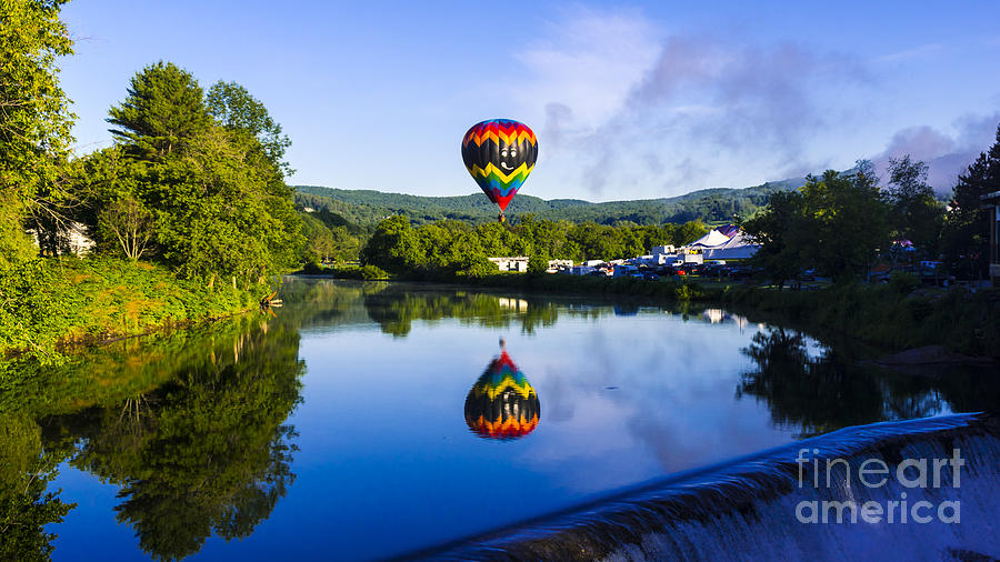 Saturday Morning at the Quechee Balloon Festival. Photograph by New England Photography