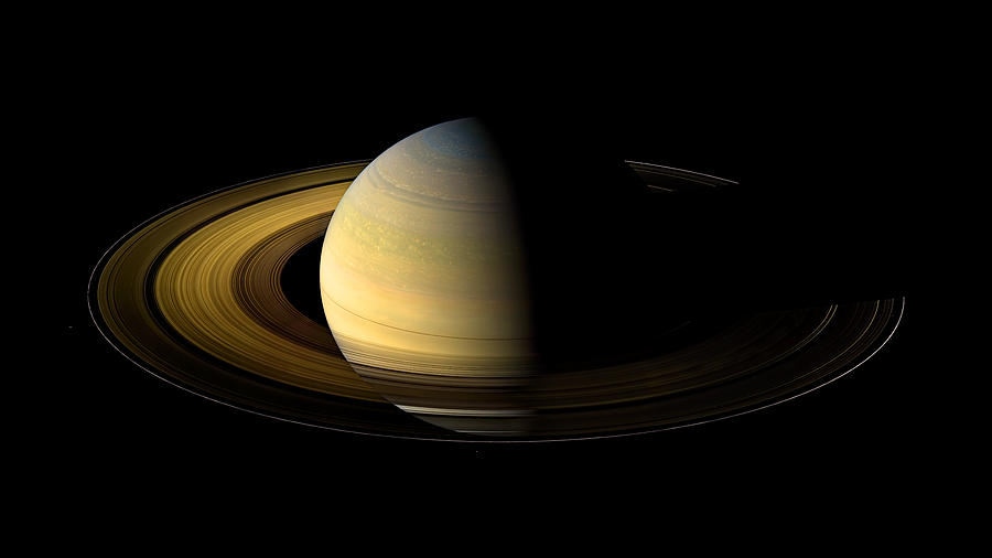 Saturn Enhanced Photograph by Weston Westmoreland