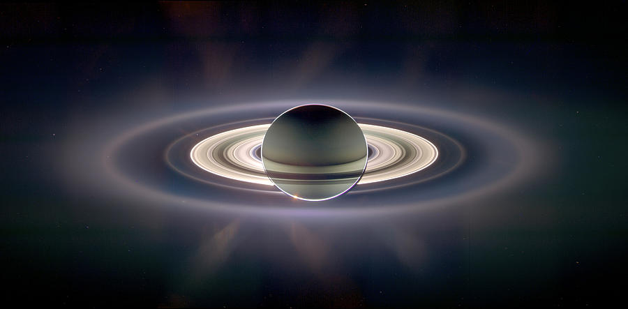 In Saturns Shadow Photograph by Eric Glaser