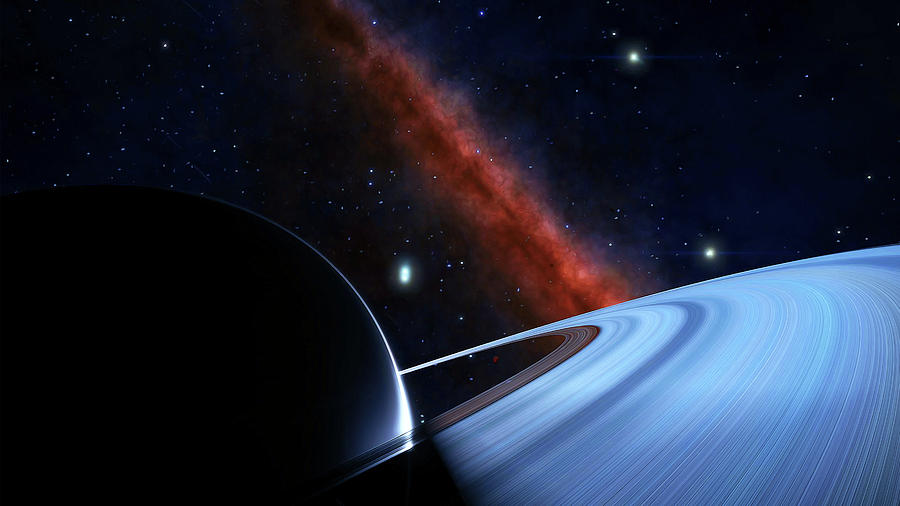 Saturn, the Ring World Photograph by AM FineArtPrints