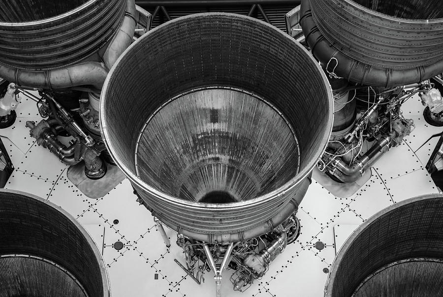 Saturn V Engines Photograph by David Hart