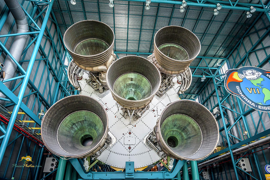 Saturn V Rocket, Stage 1, Business End Photograph by Jim Thompson