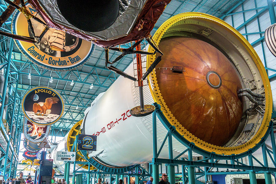 Saturn V Rocket Stage 2 Photograph by Jim Thompson