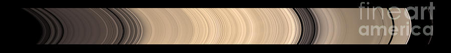 Saturns Rings In Detail Photograph by Science Source