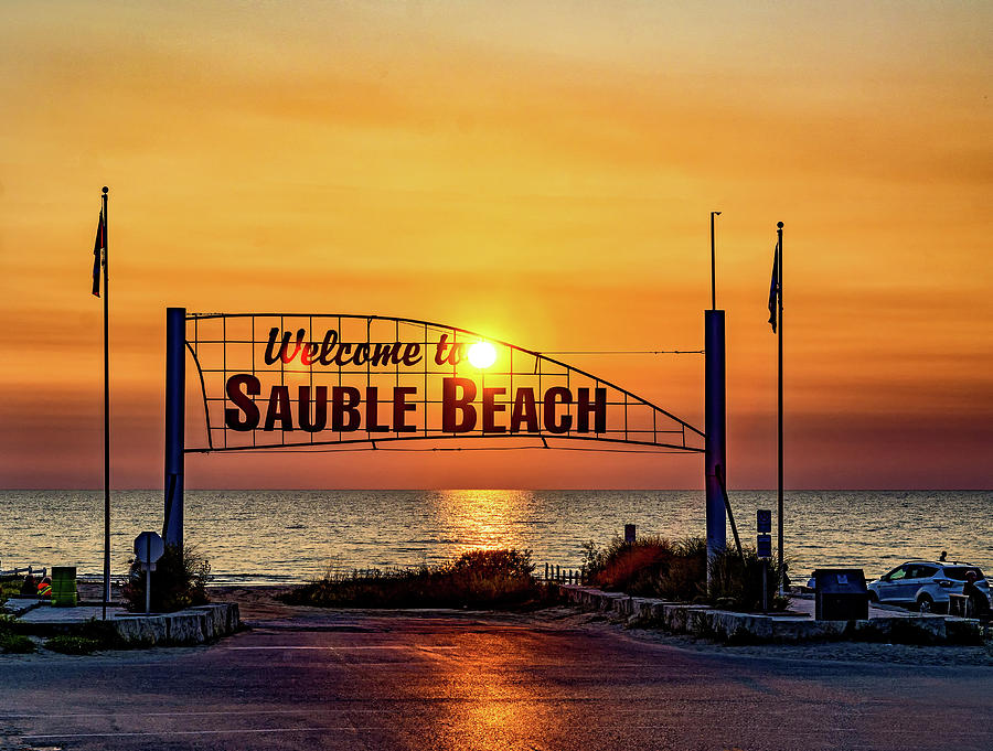 Sauble Beach Sunset 2 Photograph by Steve Harrington