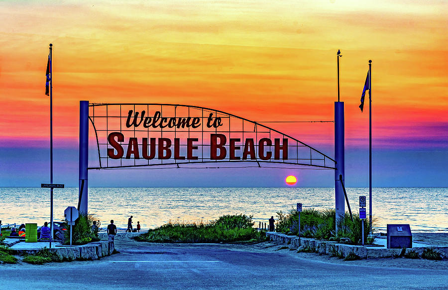 Sauble Beach Sunset 3 Photograph by Steve Harrington