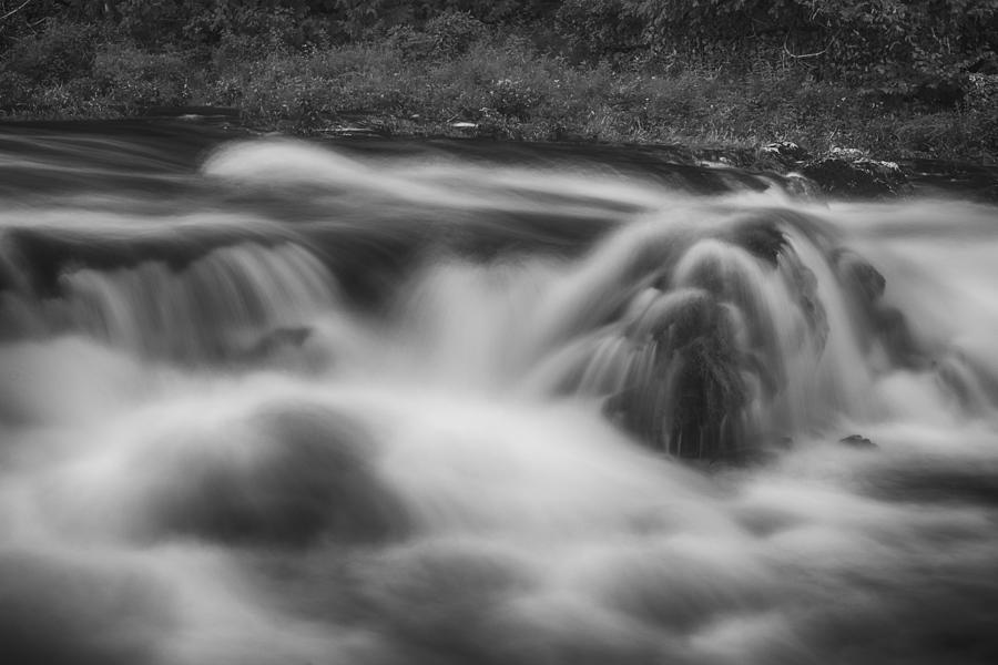 Sauble Falls 2 BW Photograph by Amanda Jones