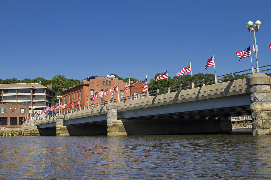 Saugatuck River Bridge Westport Connecticut Photograph