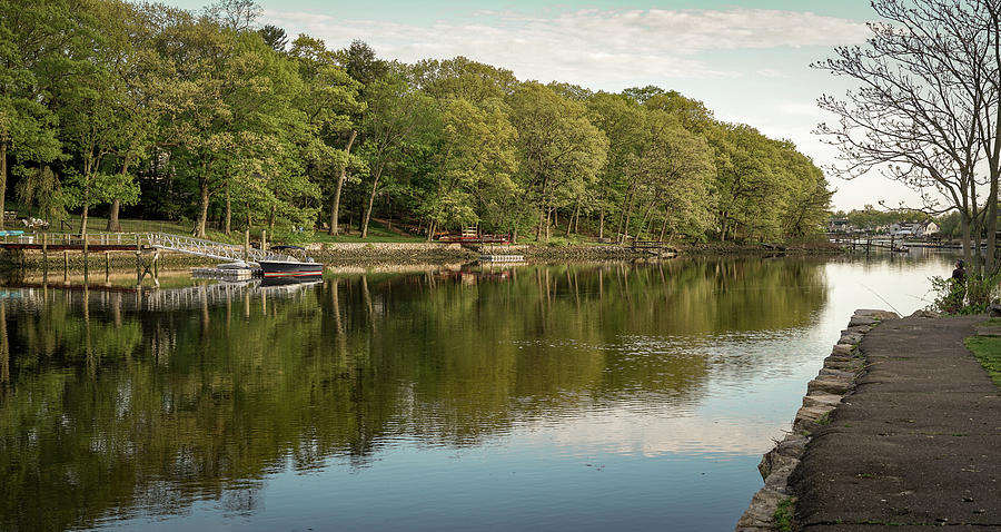 Saugatuck River - Westport by Mike-Hope Photograph by Michael Hope