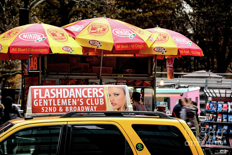 Sausages Hot Dogs And Flash Dancers In New York Photograph By Charles Abrams