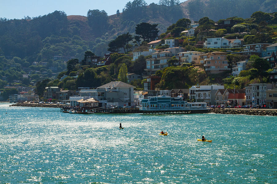 Sausalito With Kayaks Photograph by Bonnie Follett