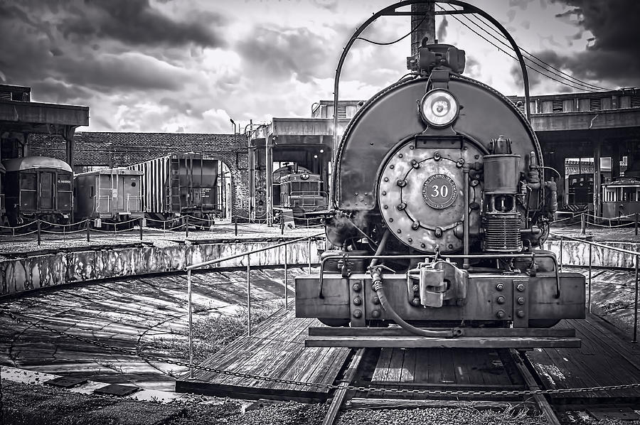 Savannah Central Train Yard Photograph by Scott Hansen