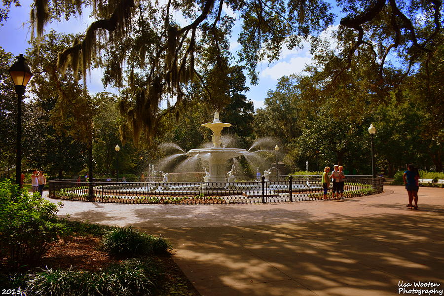 Savannah Georgias Forsyth Park Photograph by Lisa Wooten